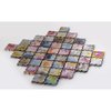 Andova Tiles SAMPLE Grandio 2 x 2 Beveled Glass Arabesque Tile SAM-ANDGRA406